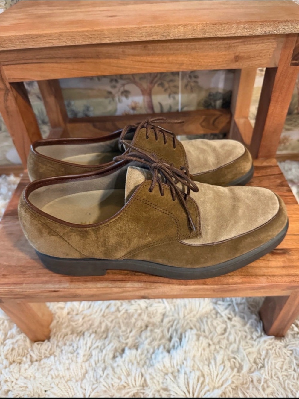 Hush Puppies Brown Suede lace up